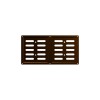 Решетка вентиляционная MER регулируемая 300х200 окраш.сталь Metallic brown ERA