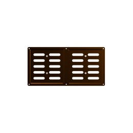 Решетка вентиляционная MER регулируемая 200х150 оцинк.сталь Metallic brown ERA