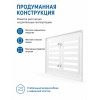 Решетка вентиляционная МЕР-В регулируемая 200х100 окраш.сталь белый ERA