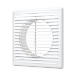 1515П10Ф  Решетка вентиляционная ПФ фланец D100 разъемная 150x150 пластик ERA