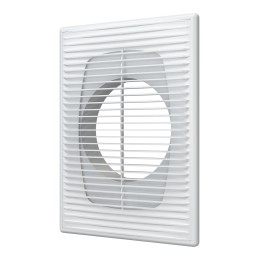 1825П12Ф  Решетка вентиляционная ПФ фланец D125 разъемная 183х253 пластик ERA