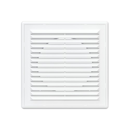 1515R10F  Решетка вентиляционная RF. фланец D100 разъемная 150x150 пластик ERA