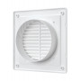 1515R10F  Решетка вентиляционная RF. фланец D100 разъемная 150x150 пластик ERA