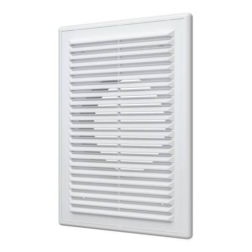 1825R12F  Решетка вентиляционная RF. фланец D125 разъемная 183х253 пластик ERA