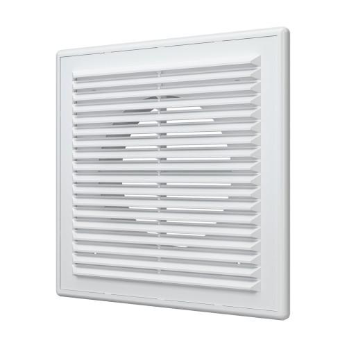 2121R12F  Решетка вентиляционная RF. фланец D125 разъемная 209х209 пластик ERA