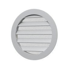 10РКМ  Решетка вентиляционная РКМ фланец D100 сетка D125 алюминий ERASTREETLINE