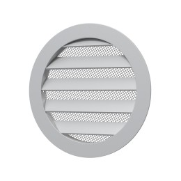 10РКМ  Решетка вентиляционная РКМ фланец D100 сетка D125 алюминий ERASTREETLINE