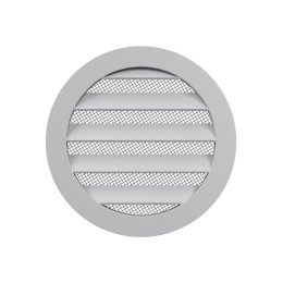 10РКМ  Решетка вентиляционная РКМ фланец D100 сетка D125 алюминий ERASTREETLINE