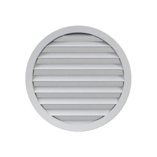 25РКМ  Решетка вентиляционная РКМ фланец D250 сетка D275 алюминий ERASTREETLINE