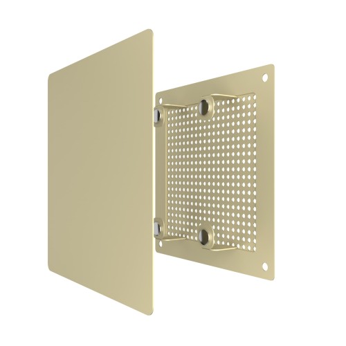 20RVM Beige  Решетка вентиляционная RVM D160 сетка разъемная на магнитах D200 окраш.сталь Beige ERA