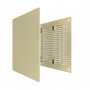 1414RVM Beige  Решетка вентиляционная RVM D100 сетка разъемная на магнитах 140х140 окраш.сталь Beige ERA