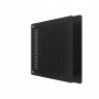 1414RVM Black  Решетка вентиляционная RVM D100 сетка разъемная на магнитах 140х140 окраш.сталь Black ERA