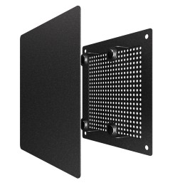 14RVM Black  Решетка вентиляционная RVM D100 сетка разъемная на магнитах D140 окраш.сталь Black ERA