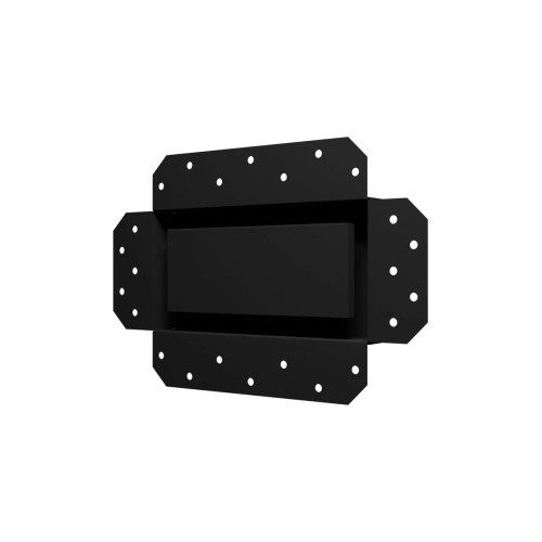 2010SGR  Решетка вентиляционная SGR 200х100 окраш.сталь Matt black ERA