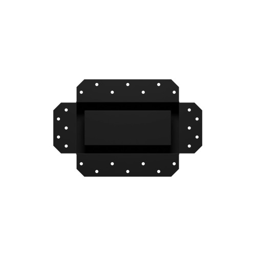 2010SGR  Решетка вентиляционная SGR 200х100 окраш.сталь Matt black ERA