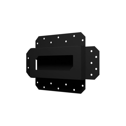 2010SGR  Решетка вентиляционная SGR 200х100 окраш.сталь Matt black ERA