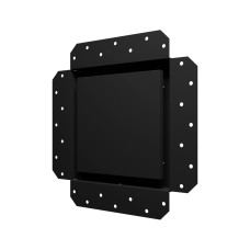 2020SGR  Решетка вентиляционная SGR 200х200 окраш.сталь Matt black ERA