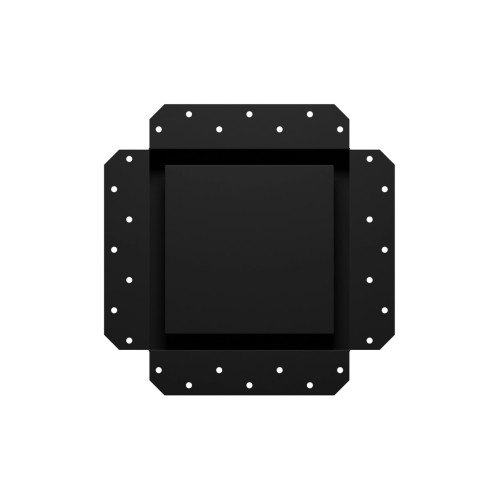 2020SGR  Решетка вентиляционная SGR 200х200 окраш.сталь Matt black ERA