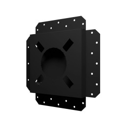 2020SGR  Решетка вентиляционная SGR 200х200 окраш.сталь Matt black ERA