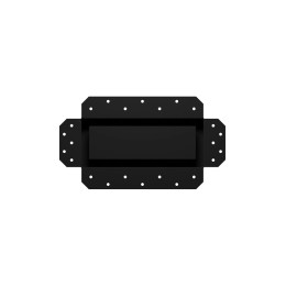 2510SGR  Решетка вентиляционная SGR 250x100 окраш.сталь Matt black ERA