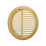 05ДП 1/4 беж  Решетка вентиляционная ДП фланец D45 переточная D50 пластик Beige 4 шт ERA