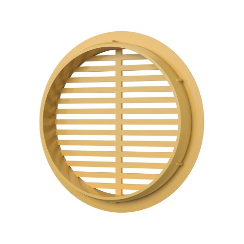 05ДП 1/4 беж  Решетка вентиляционная ДП фланец D45 переточная D50 пластик Beige 4 шт ERA