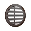 05ДП 1/4 кор  Решетка вентиляционная ДП фланец D45 переточная D50 пластик Brown 4 шт ERA