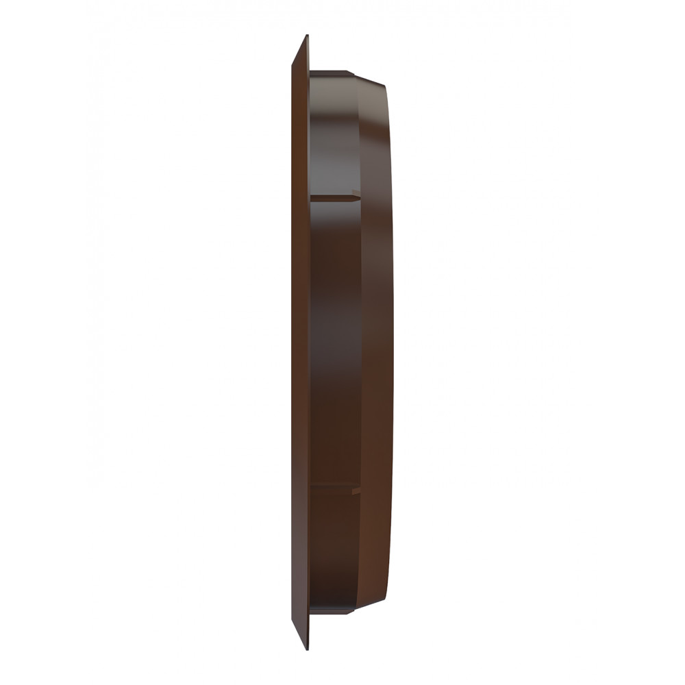 05ДП 1/4 кор  Решетка вентиляционная ДП фланец D45 переточная D50 пластик Brown 4 шт ERA