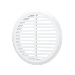 05ДП 1/4  Решетка вентиляционная ДП фланец D45 переточная D50 пластик 4 шт ERA