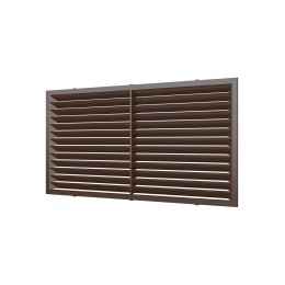 1122С кор  Решетка вентиляционная С 217х113 пластик Brown ERA
