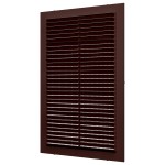 1318С кор  Решетка вентиляционная С сетка 130х180 пластик Brown ERA