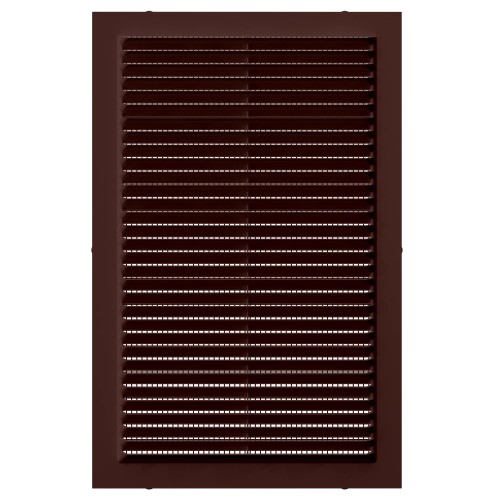 1318С кор  Решетка вентиляционная С сетка 130х180 пластик Brown ERA