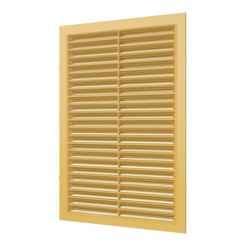 1724С беж  Решетка вентиляционная С сетка 170х240 пластик Beige ERA