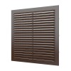 2323С кор  Решетка вентиляционная С сетка 234х234 пластик Brown ERA