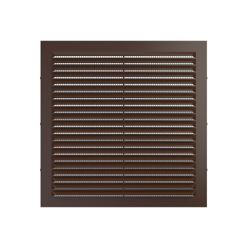2323С кор  Решетка вентиляционная С сетка 234х234 пластик Brown ERA