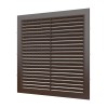 2323С кор  Решетка вентиляционная С сетка 234х234 пластик Brown ERA