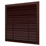 2828С кор  Решетка вентиляционная С сетка 280х280 пластик Brown ERA