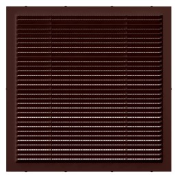 2828С кор  Решетка вентиляционная С сетка 280х280 пластик Brown ERA