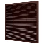 3838С кор  Решетка вентиляционная С сетка 380х380 пластик Brown ERA