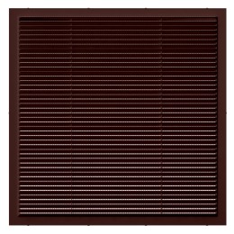 3838С кор  Решетка вентиляционная С сетка 380х380 пластик Brown ERA