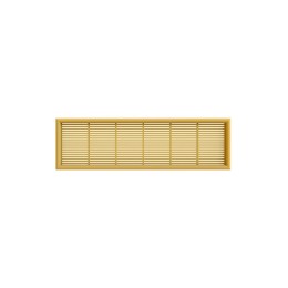 2307ДП беж  Решетка вентиляционная ДП фланец 220х60 переточная 227х67 пластик Beige ERA