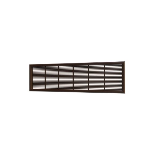 2307ДП кор  Решетка вентиляционная ДП фланец 220х60 переточная 227х67 пластик Brown ERA