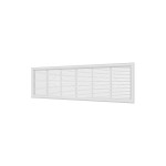 2307ДП  Решетка вентиляционная ДП фланец 220х60 переточная 227х67 пластик ERA