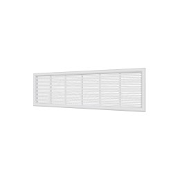 2307ДП  Решетка вентиляционная ДП фланец 220х60 переточная 227х67 пластик ERA
