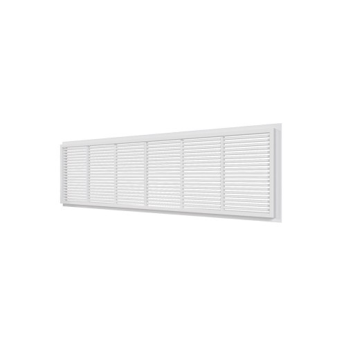 2307ДП  Решетка вентиляционная ДП фланец 220х60 переточная 227х67 пластик ERA