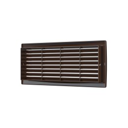 3013,5ДП кор  Решетка вентиляционная ДП фланец 275х105 переточная 300х135 пластик Brown ERA