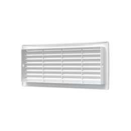 3013,5ДП  Решетка вентиляционная ДП фланец 275х105 переточная 300х135 пластик ERA