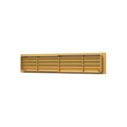 4409ДП беж  Решетка вентиляционная ДП фланец 420х73 переточная 450х91 пластик Beige ERA