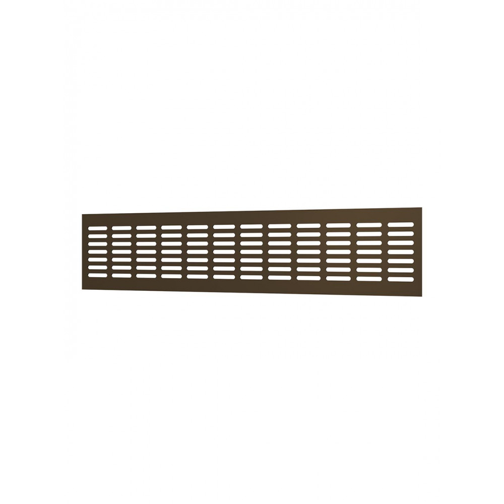 4810DP Al Dark bronze  Решетка вентиляционная DP AL сетка переточная 480х100 алюминий Dark bronze ERA