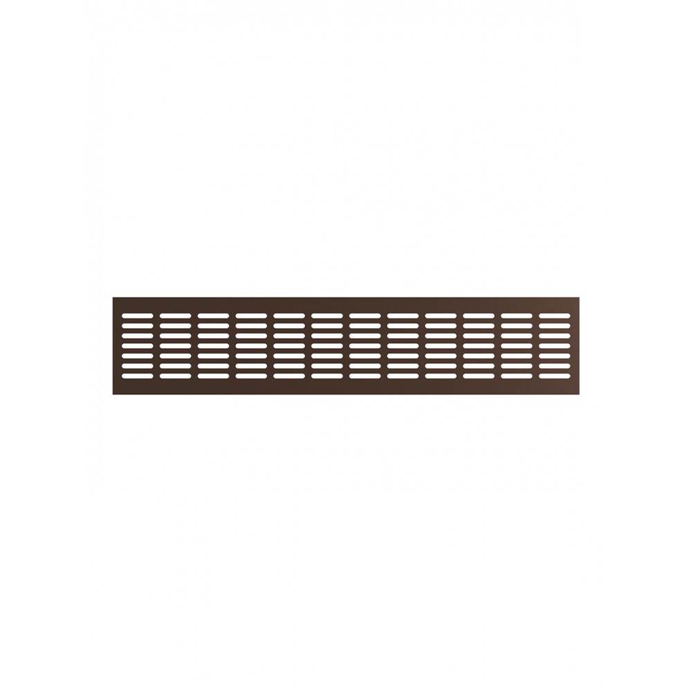4810DP Al Dark bronze  Решетка вентиляционная DP AL сетка переточная 480х100 алюминий Dark bronze ERA